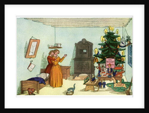 Christmas scene from King Nutcracker by Heinrich Hoffmann by Anonymous