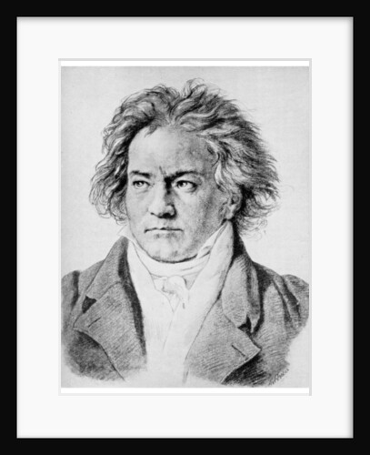 Ludwig von Beethoven, German composer by Anonymous