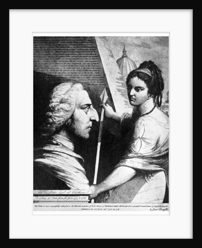 William Pitt, Earl of Chatham, British politician by Anonymous