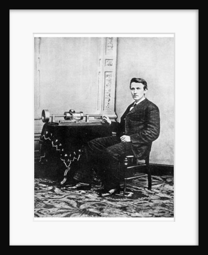 Thomas Edison, American inventor by Anonymous