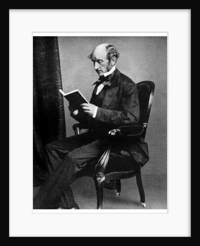 John Stuart Mill, British philosopher and social reformer by Anonymous