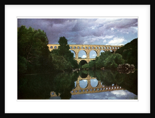 Pont du Gard, Roman aqueduct, Nimes, France by Anonymous
