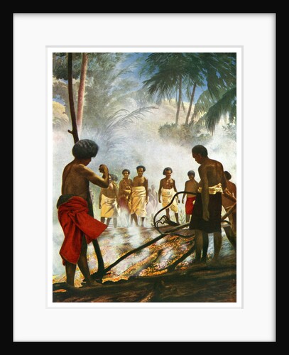 Fire walking in Fiji by Anonymous