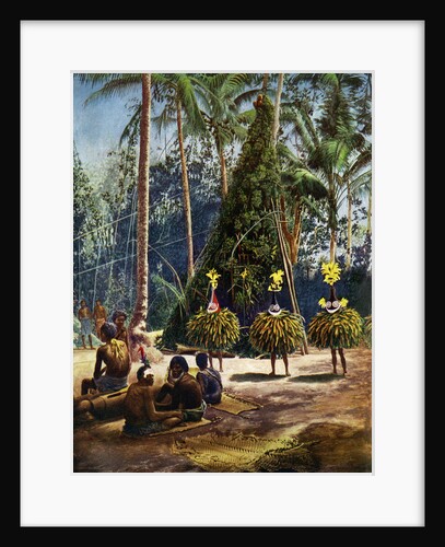 The Duk Duk society, Bismarck Archipelago, Papua New Guinea by Anonymous