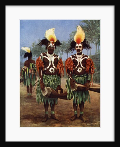 Dancers of the Fly River region, Papua New Guinea by Anonymous
