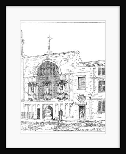 Guildhall Chapel, King Street, Cheapside, London by Anonymous