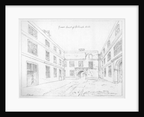 'Great Court of Blackwell Hall', City of London by William Griggs