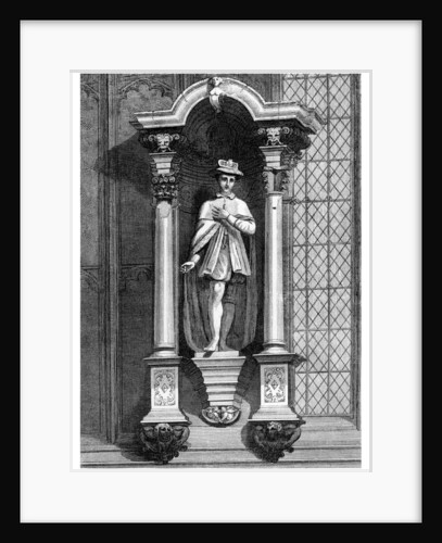 The statue of Edward VI, from the front of the Guildhall Chapel, City of London by William Griggs