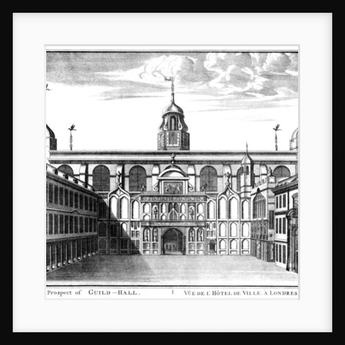 Prospect of Guildhall by Anonymous