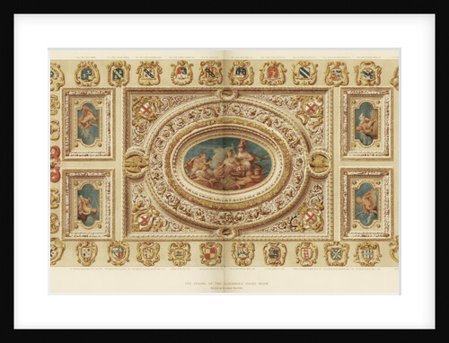 The ceiling of the Aldermen's Court Room, Guildhall, City of London by Anonymous
