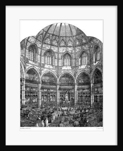 The new council chamber Guildhall, City of London by W Griggs