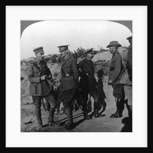 Lord Kichener reviews the situation at Gallipolli with ANZAC officers, World War I by Realistic Travels Publishers