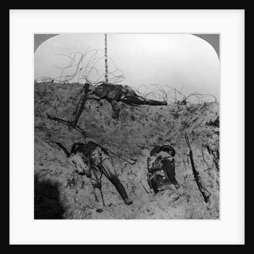 Men who fell contesting the mine crater, Hooge, Belgium, World War I by Realistic Travels Publishers