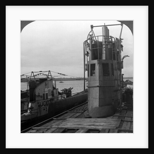 Conning tower of a mine-laying German U-boat, World War I by Realistic Travels Publishers