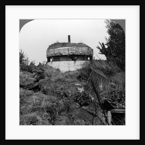 German pillbox, Bullecourt, France, World War I by Realistic Travels Publishers