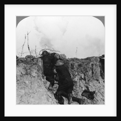 Artillery observation officer in forward post, France, World War I by Realistic Travels Publishers