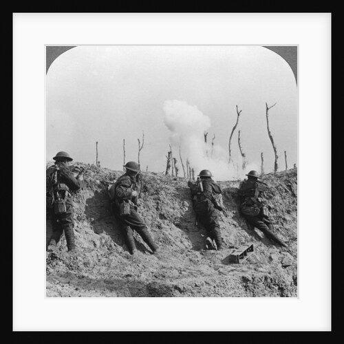 Battlefield scene, Passchendaele, Belgium, World War I by Realistic Travels Publishers