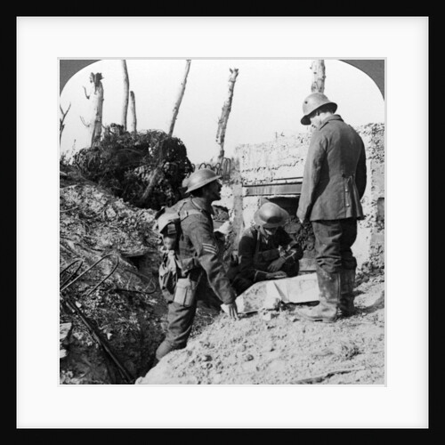 Captured German blockhouse, Poelecappelle, Belgium, World War I by Realistic Travels Publishers