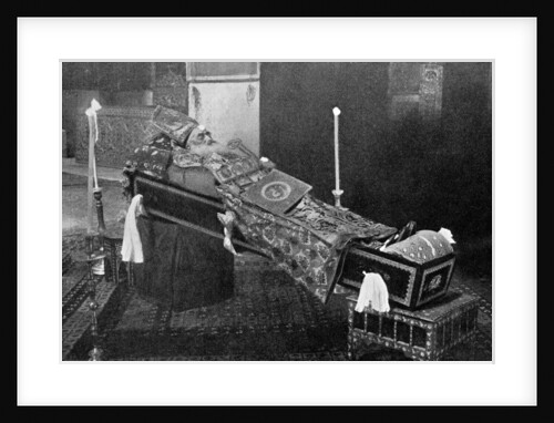 Lying in State, the Late Armenian Patriarch by The American Colony