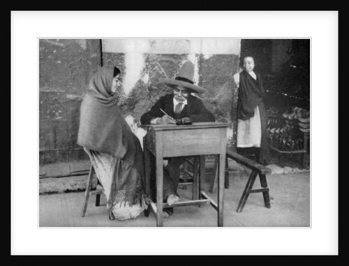 Public letter writer, Mexico by CB Waite