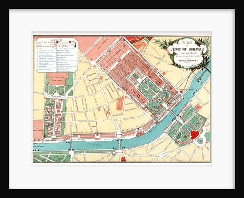 Plan of the Universal Exposition, Paris by Anonymous