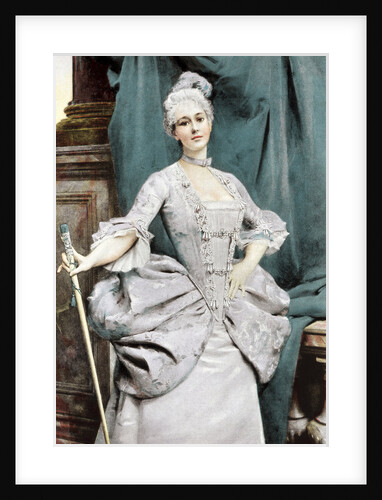 A lady of rank of the time of Louis XV by Anonymous