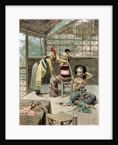 The Javanese dancers, Universal Exposition, Paris by Anonymous