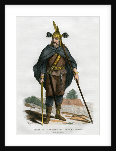 Bronze age warrior by A Tauxier