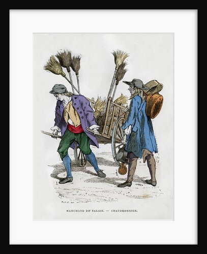 Broom seller and boilermaker by Anonymous