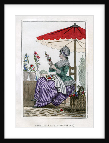 Flower seller by Gilbert