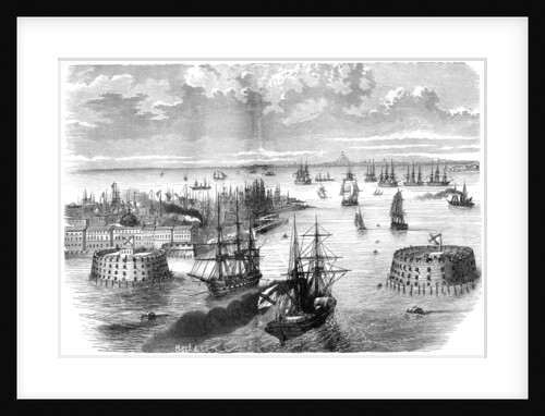 View of Kronstadt, Russia by Anonymous
