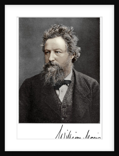 William Morris, 19th-century English artist, writer, socialist and activist by Anonymous