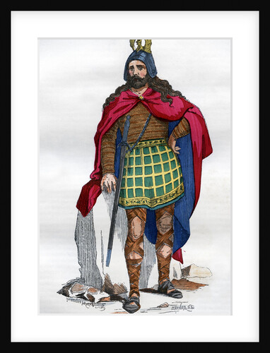 Gaul chief under the Roman occupation, 1st century BC - 5th century AD by Meunier