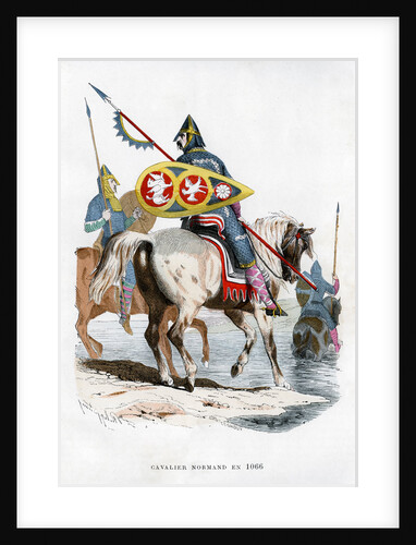 Norman cavalry by Anonymous