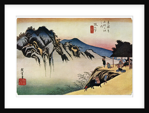 'Sakanoshita: The Throwing-Away-the-Brush Peak', 1830s by Anonymous