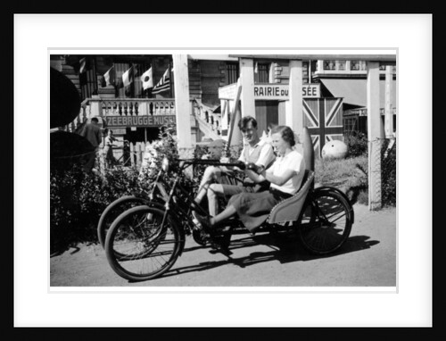 Two-seater tricycle, Zeebrugge, Belgium by Anonymous