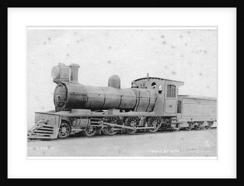 4-6-0 tender engine, steam locomotive built by Kerr, Stuart and Co by Raphael Tuck