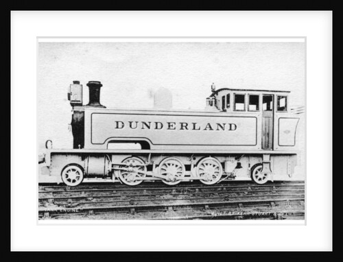 Tank engine, steam locomotive built by Kerr, Stuart and Co by Raphael Tuck