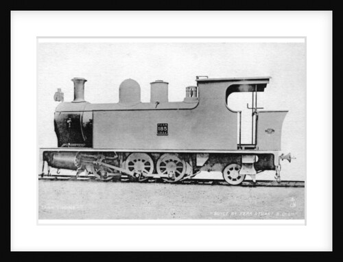 Tank engine, steam locomotive built by Kerr, Stuart and Co by Raphael Tuck