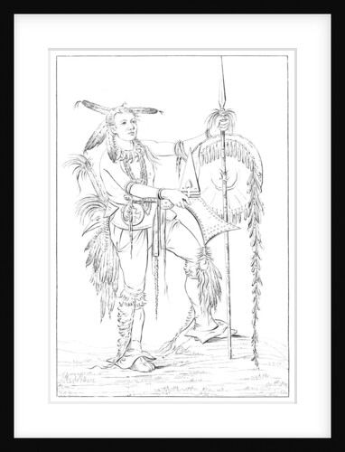 Sac or Fox brave, Rock Island, Upper Mississippi by Myers and Co