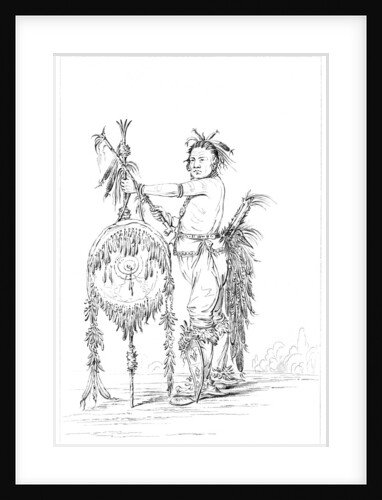 Sac or Fox brave, Rock Island, Upper Mississippi by Myers and Co