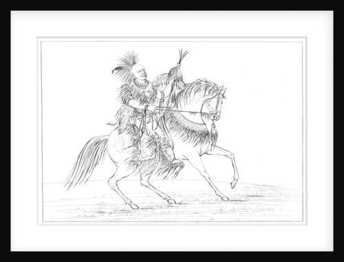 Keokuk on horseback, Rock Island, Upper Mississippi by Myers and Co