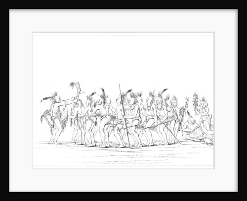 Slave dance, Sac and Fox, Rock Island, Upper Mississippi by Myers and Co