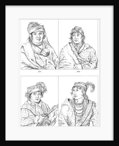 Seminole chiefs, Fort Moultrie, South Carolina by Myers and Co