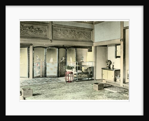Reception room in a Japanese nobleman's house by Anonymous