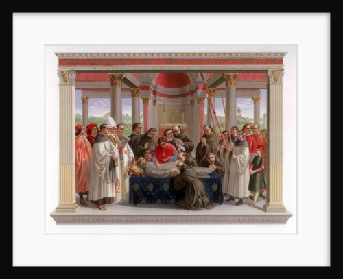 Obsequies of St Francis by Franz Kellerhoven