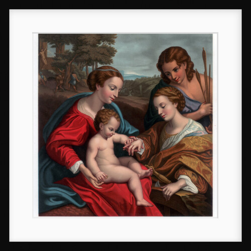 The Mystic Marriage of St Catherine by Franz Kellerhoven