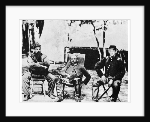 Union officers before the fall of Petersburg, American Civil War by Anonymous