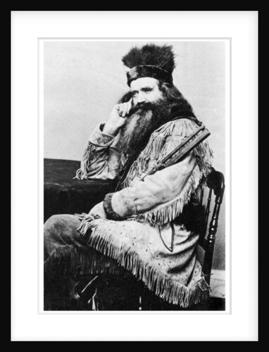 Seth Kinman, American hunter, 1860s by Anonymous