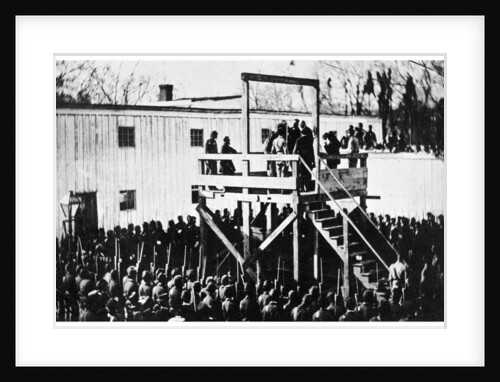 The hanging of Henry Wirz, Washington DC, USA by Anonymous